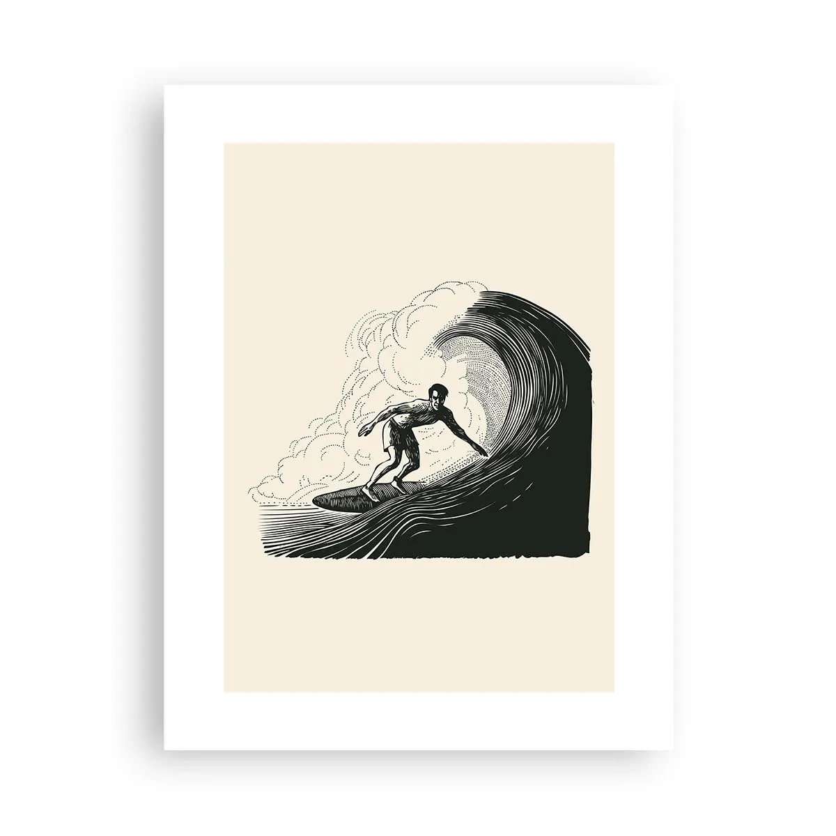 Plakat - Król fali - 30x40 cm
