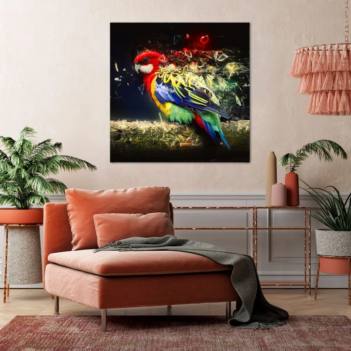 Obraz na płótnie - Posłaniec blasku - 40x40 cm