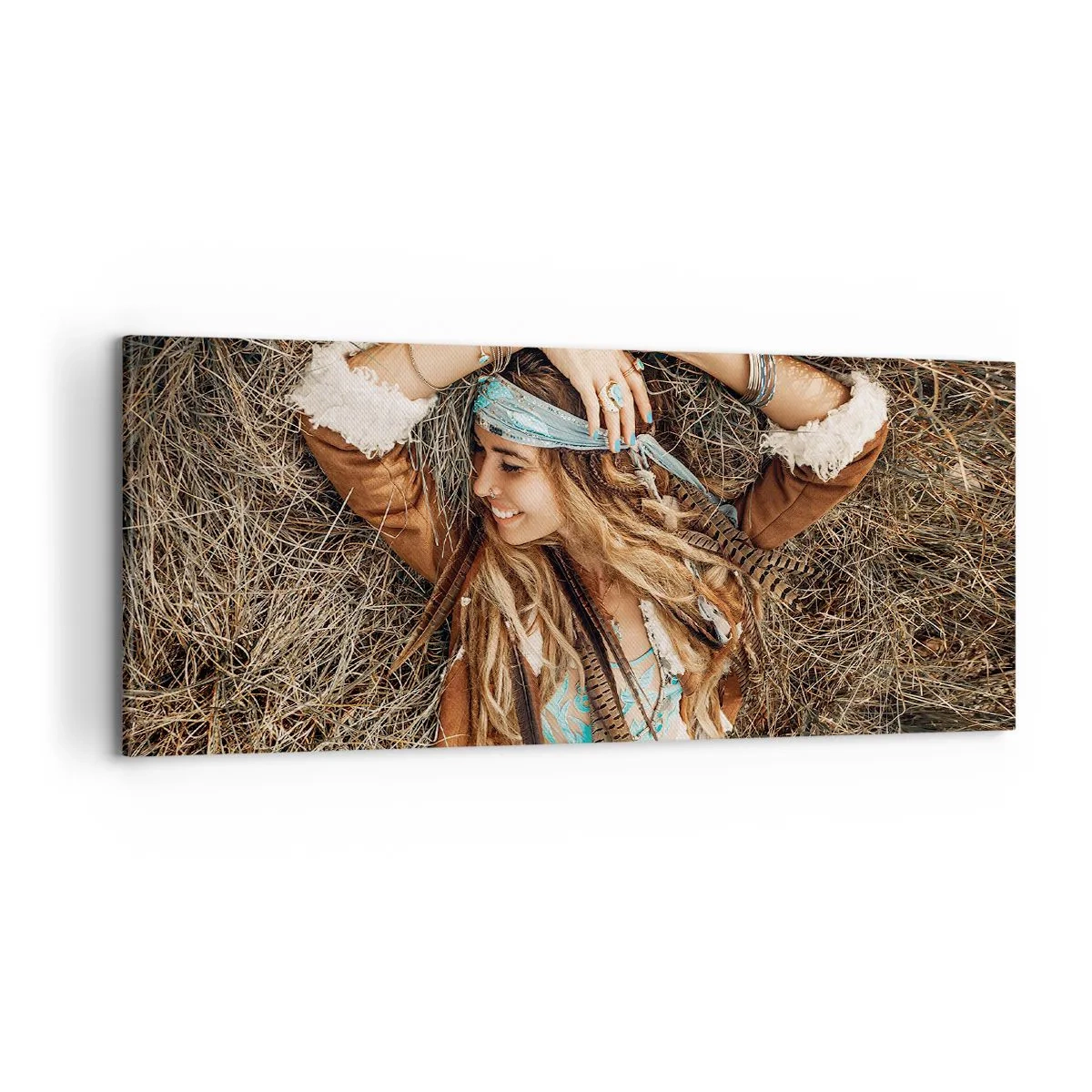 Obraz na płótnie - W drodze do lata miłości - 100x40 cm