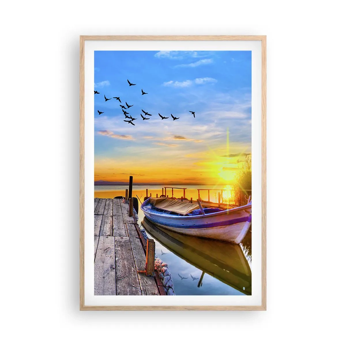 Plakat w ramie jasny dąb - Do widzenia, do jutra - 61x91 cm