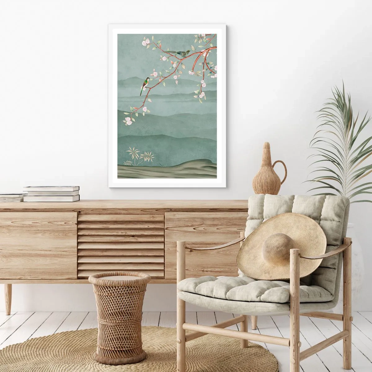 Plakat w białej ramie - Wiosna, ach, to ty - 70x100 cm