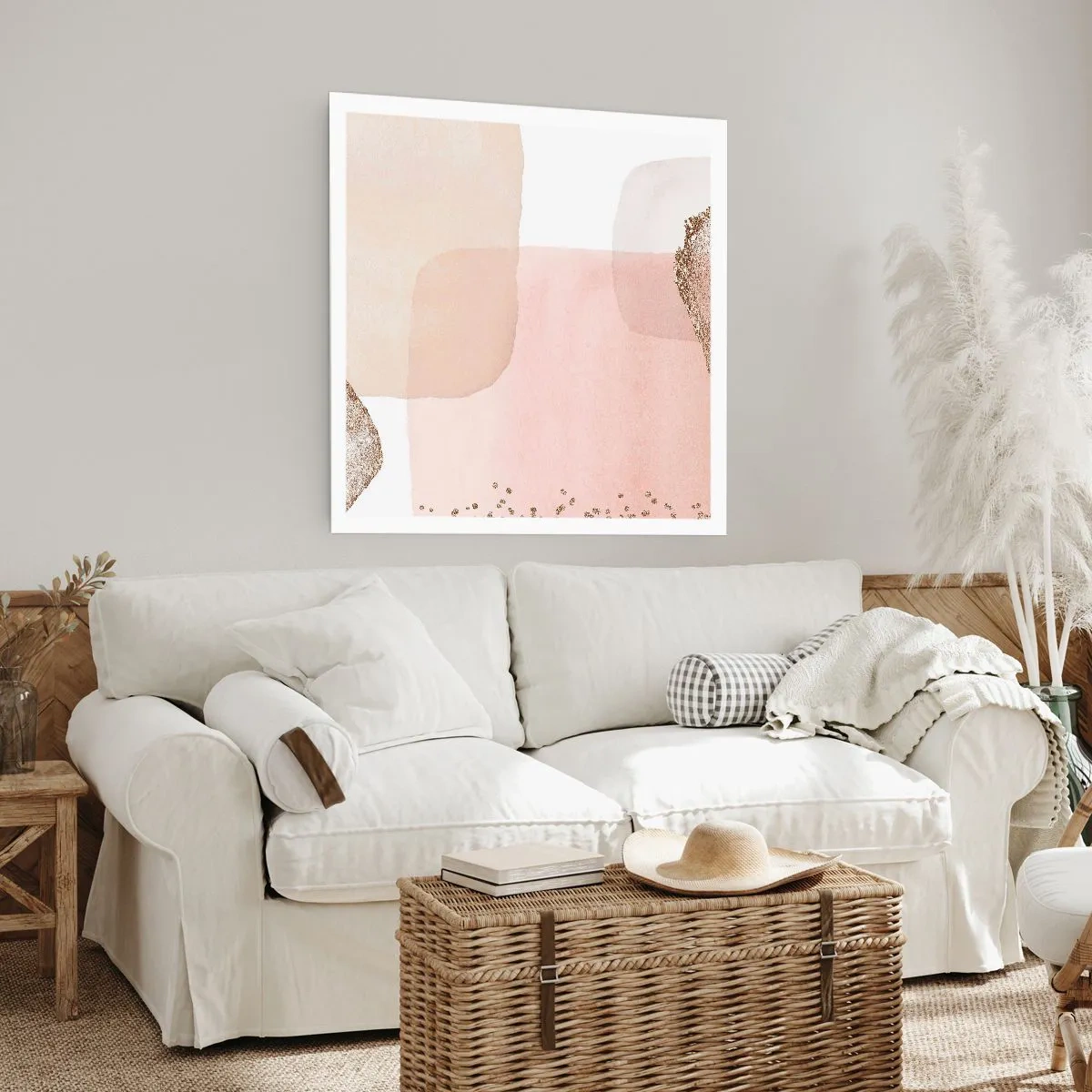 Plakat - Spojrzenie przez kolor - 50x50 cm