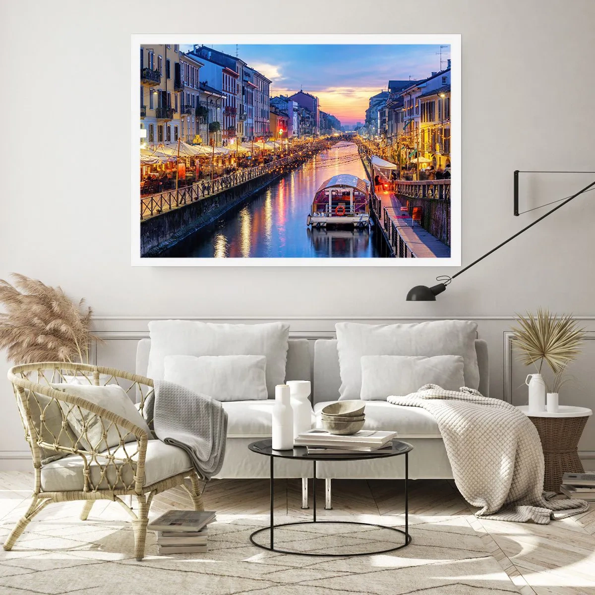 Plakat - Wieczór światła i zabawy - 40x30 cm