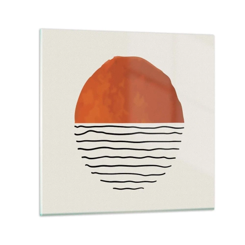 Obraz na szkle - W japońskim klimacie - 50x50 cm