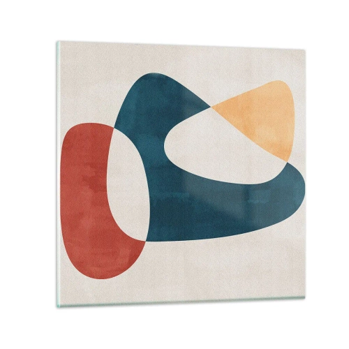 Obraz na szkle - Wpływy i metamorfozy - 30x30 cm