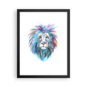 Plakat w czarnej ramie - Elektryzująca aura - 30x40 cm