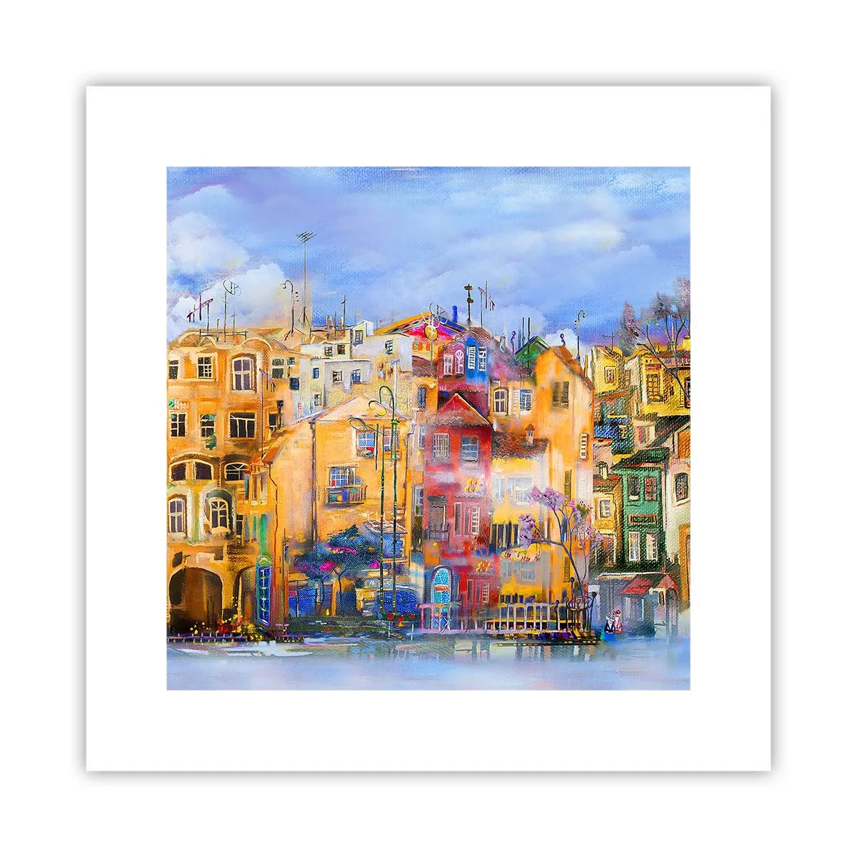 Plakat - Jesteśmy razem - 30x30 cm