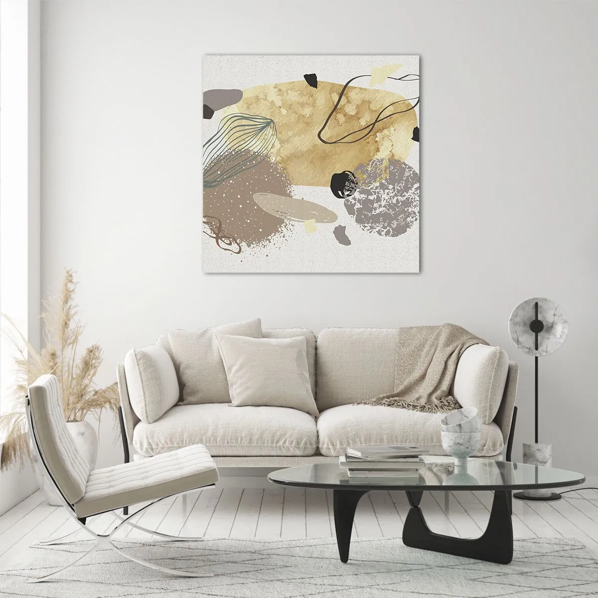 Obraz na szkle - Plumkologia stosowana - 60x60 cm