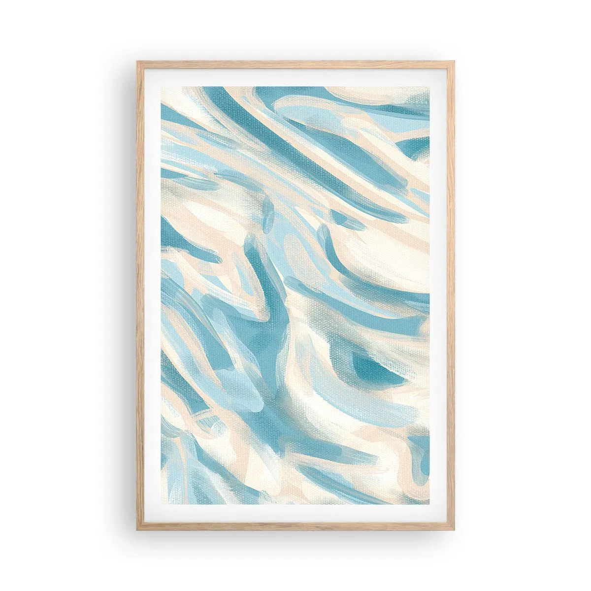 Plakat w ramie jasny dąb - Wiosenne powiewy - 61x91 cm