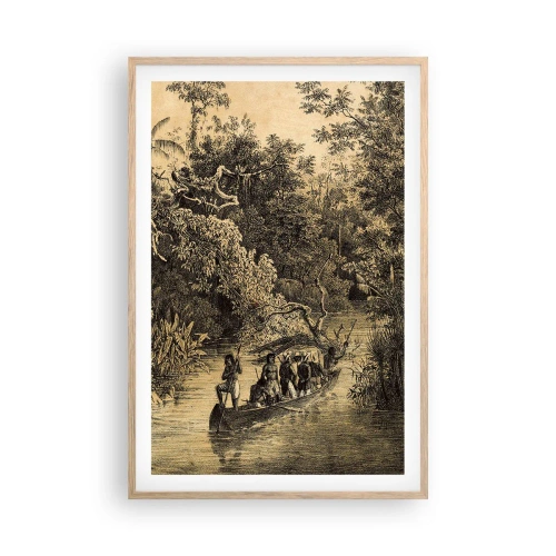 Plakat w ramie jasny dąb - Wyprawa do źródła - 61x91 cm
