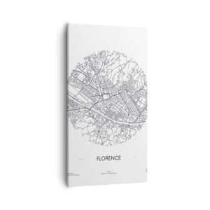 Obraz na płótnie - Anatomia Florencji - 55x100 cm