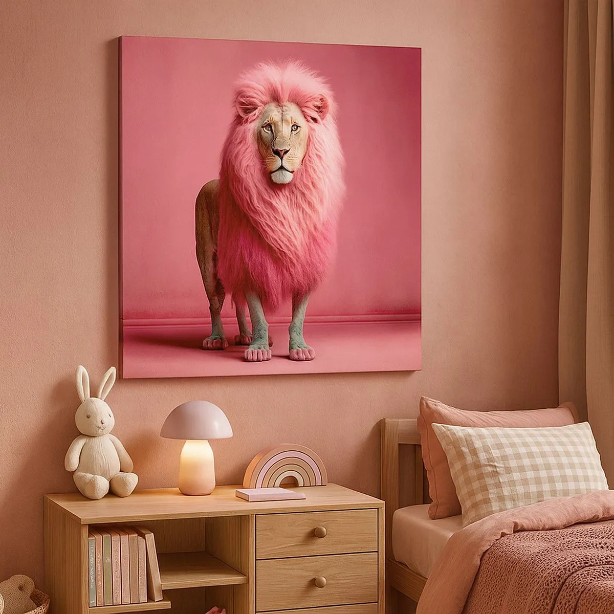 Obraz na płótnie - I już się nie boisz - 30x30 cm