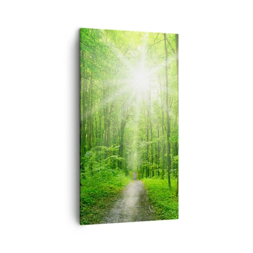 Obraz na płótnie - Zielona katedra - 45x80 cm