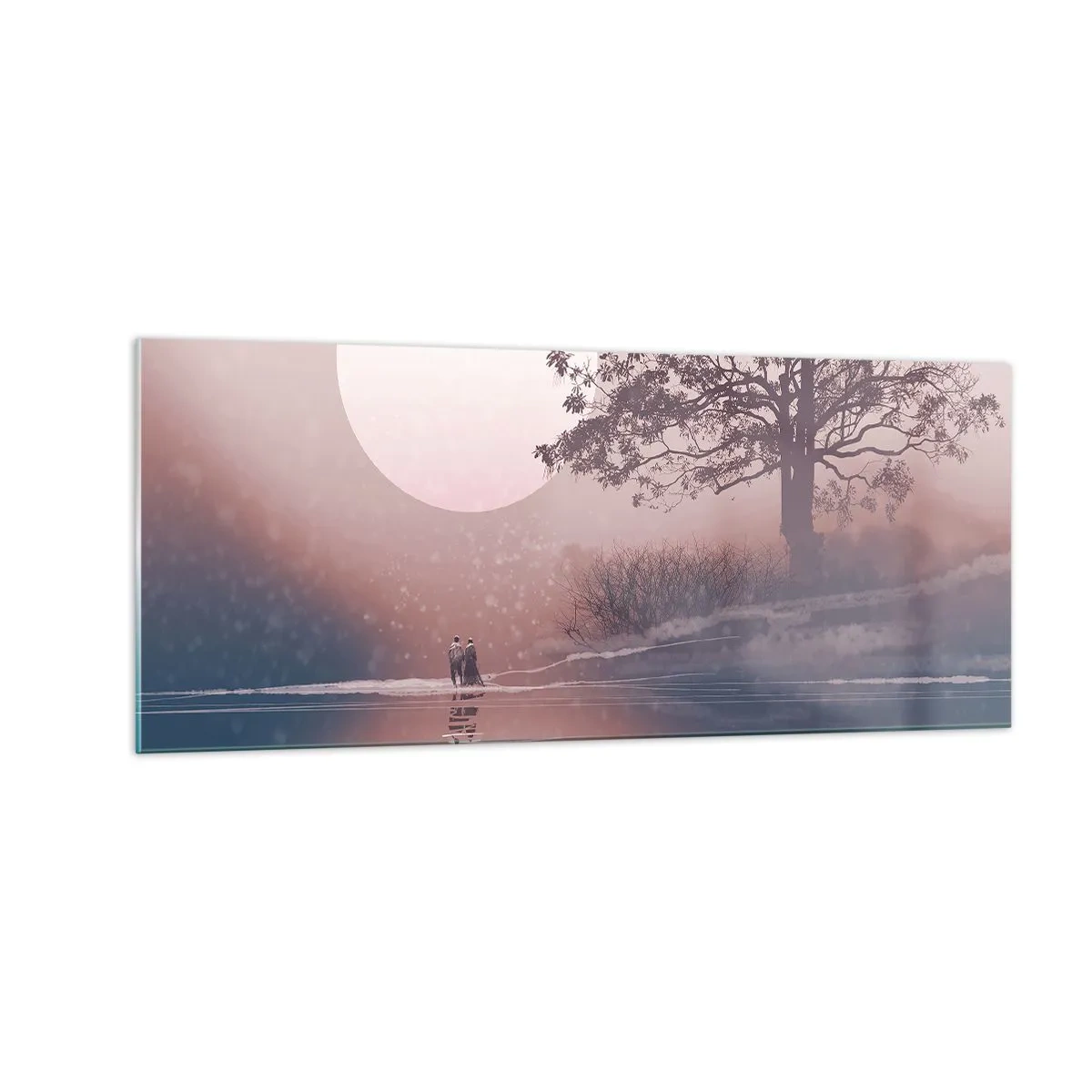 Obraz na szkle - Nocne dziwy - 100x40 cm