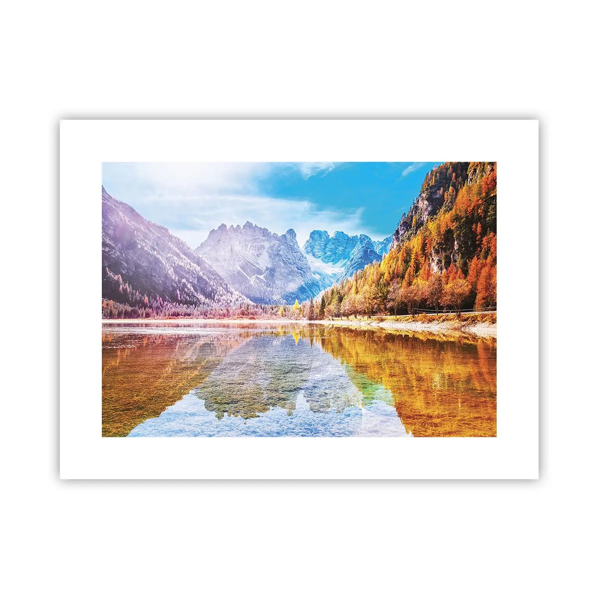 Plakat - A w górach już jesień - 40x30 cm