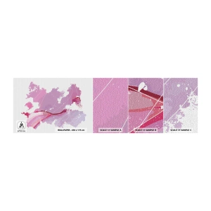 Fototapeta Próbka Standard Eco - Mapa różowego świata - Minimalizm, Pastelowa, Mapa - 100x30 cm