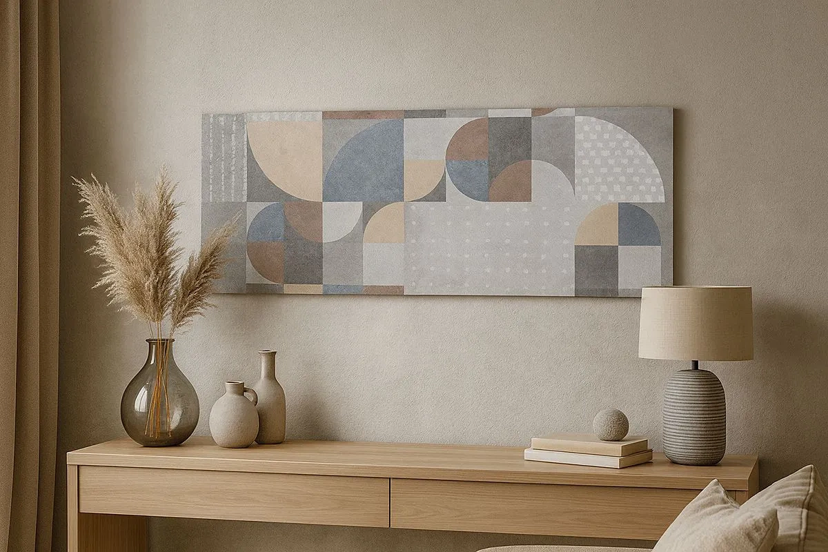 Obraz na płótnie - Ceramiczna fantazja - 100x40 cm