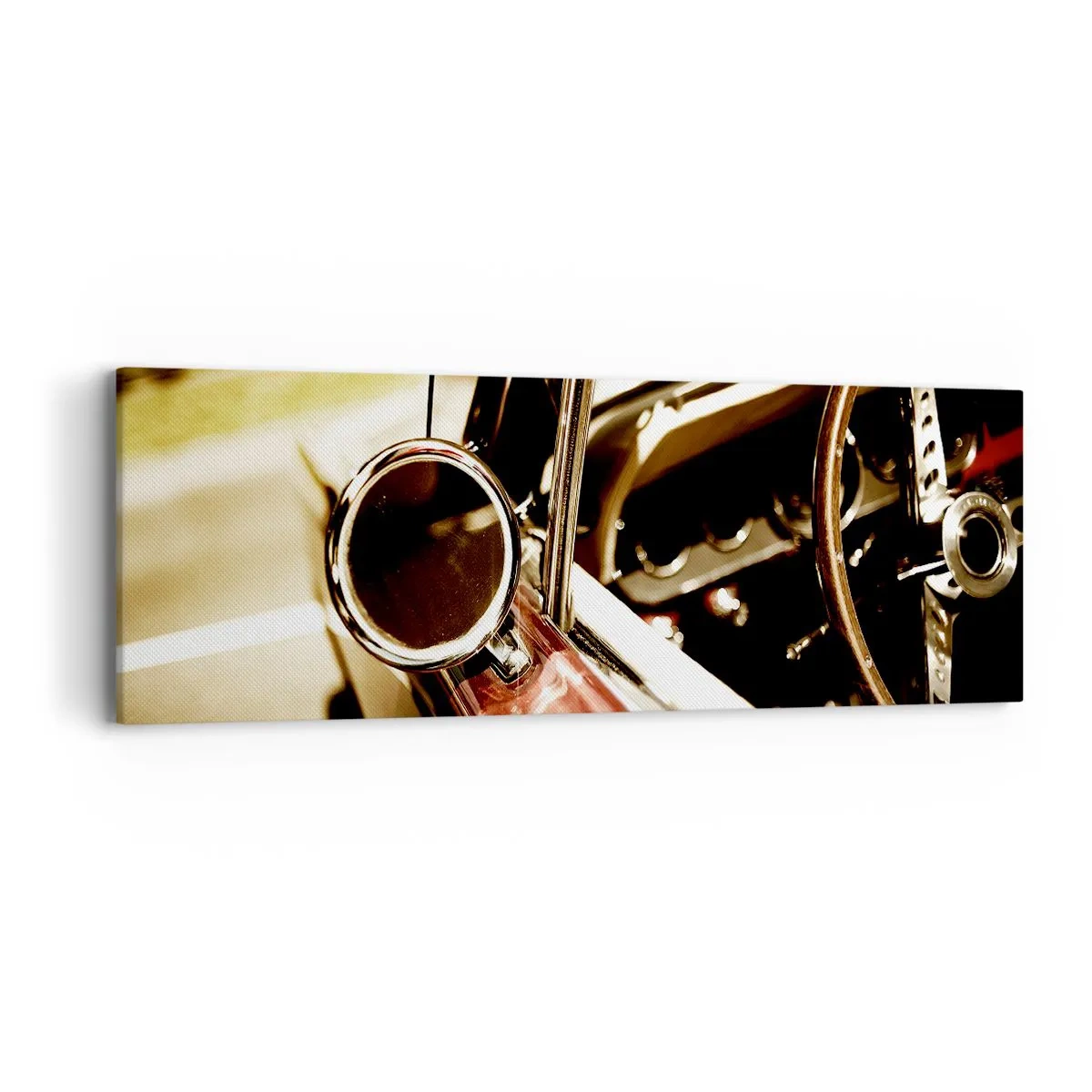 Obraz na płótnie - Auto z duszą - 90x30 cm