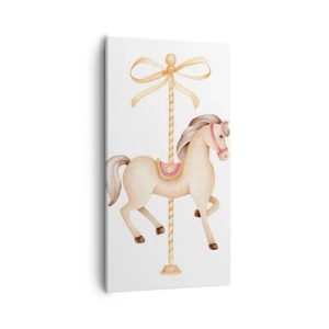 Obraz na płótnie - Wdzięcznym kłusem - 55x100 cm