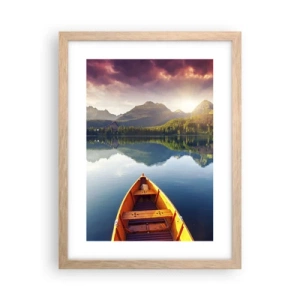 Plakat w ramie jasny dąb - Nic przeciw naturze - 30x40 cm