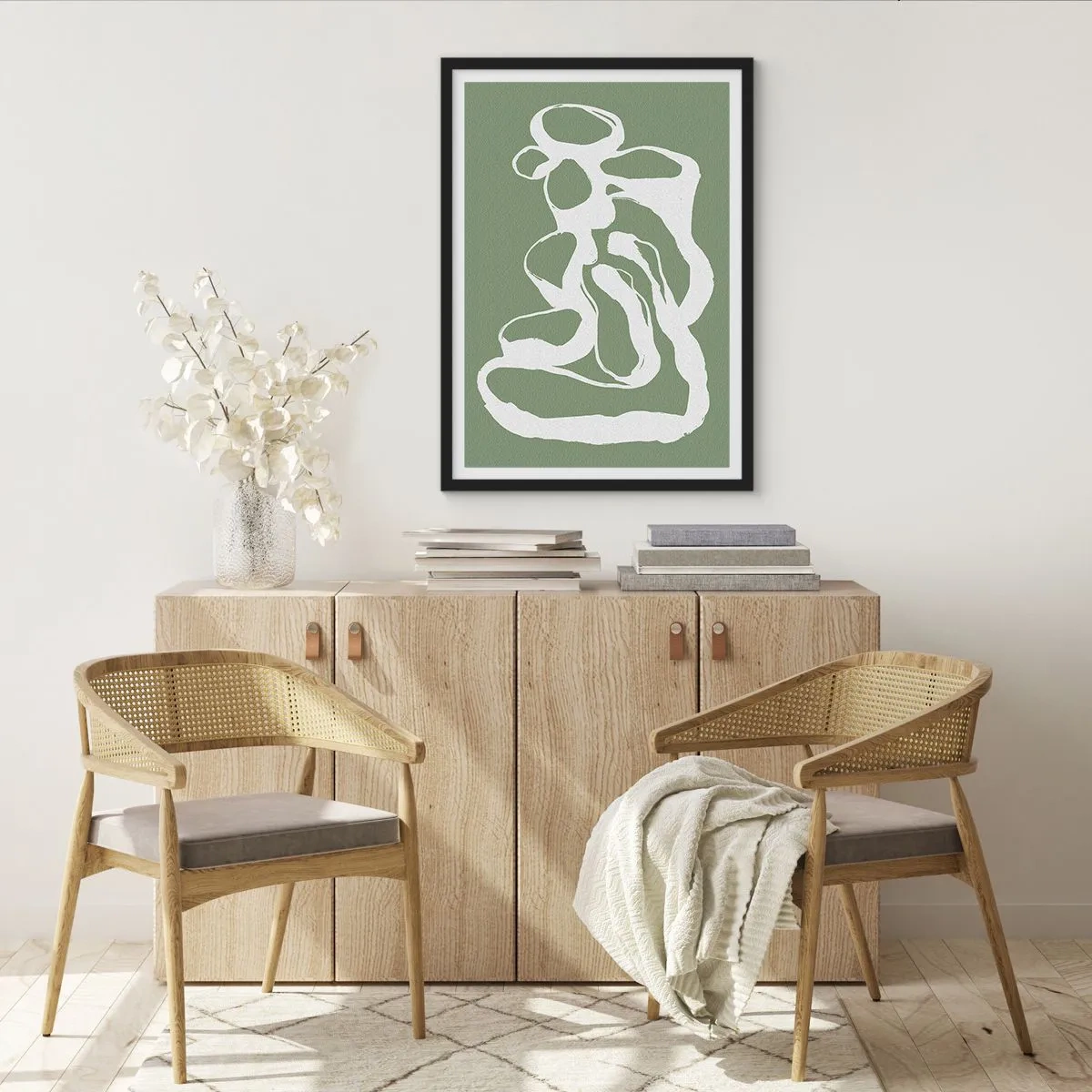 Plakat w czarnej ramie - Wołanie przestrzeni - 30x40 cm