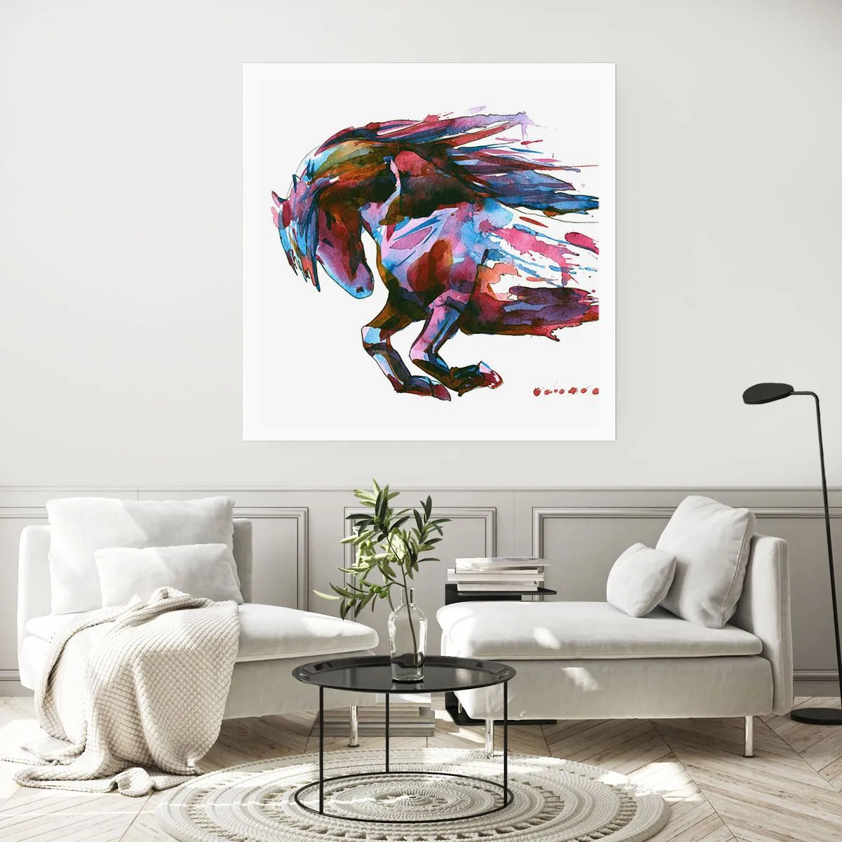Plakat - W uniesieniu - 40x40 cm