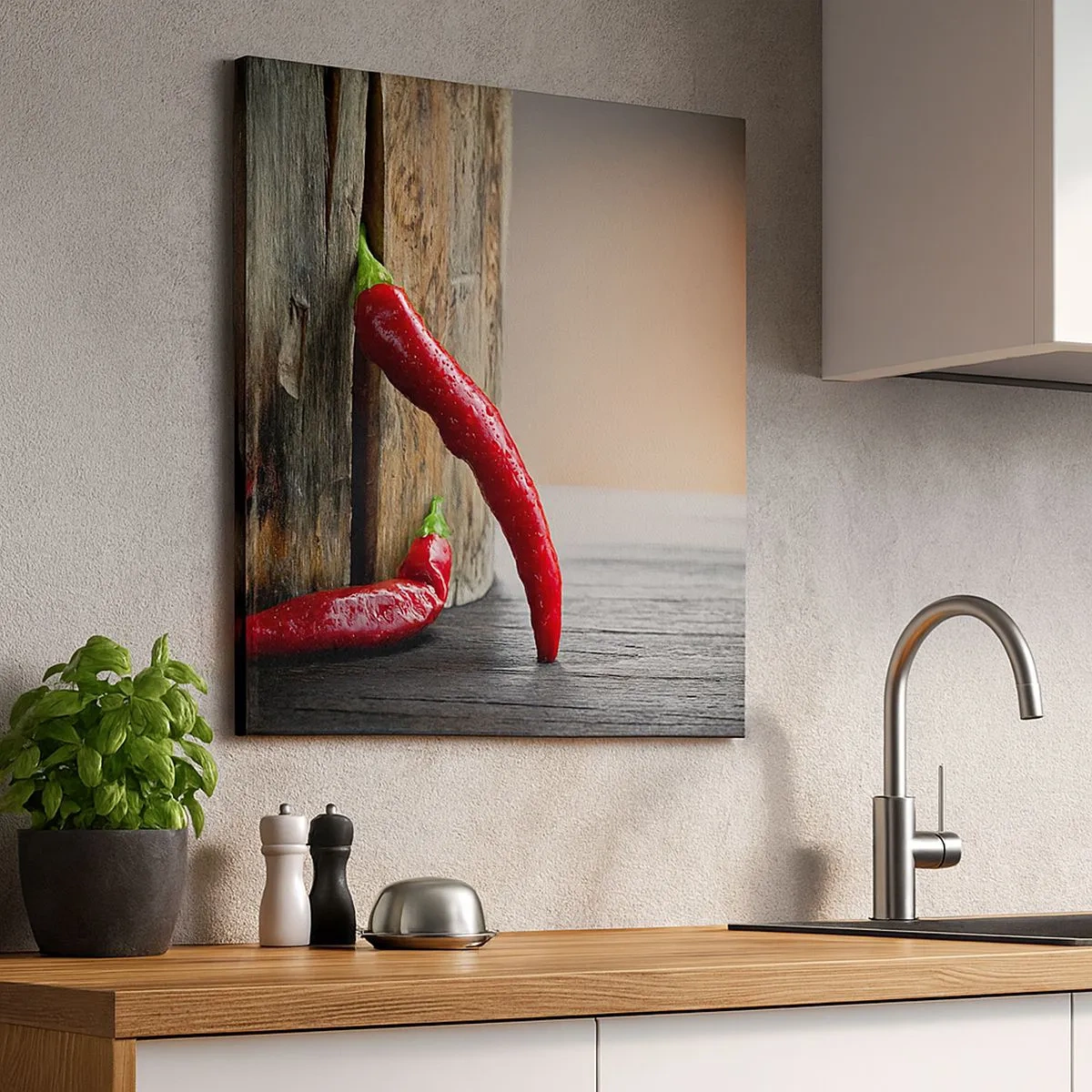 Obraz na płótnie - Red hot chili peppers - 30x30 cm