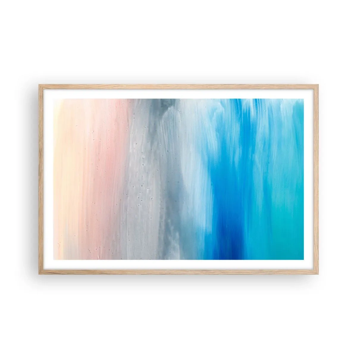 Plakat w ramie jasny dąb - Żywioły: powietrze - 91x61 cm