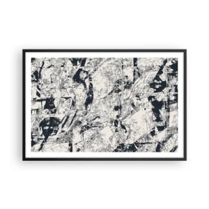 Plakat w czarnej ramie - Przenikanie przeciwieństw - 91x61 cm