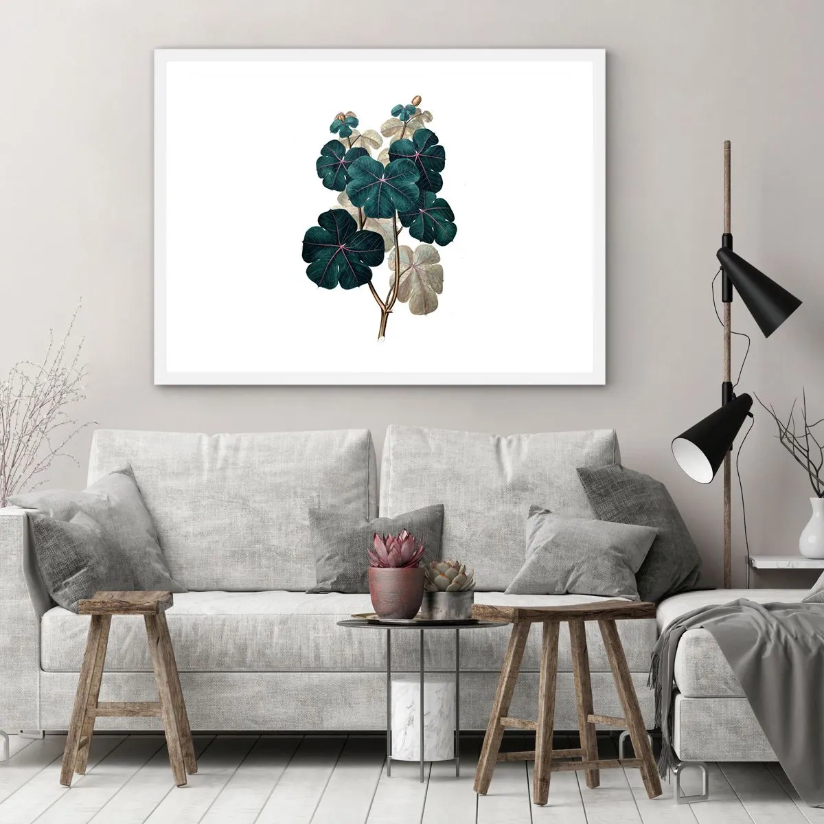 Plakat w białej ramie - Ze starego zielnika - 40x30 cm