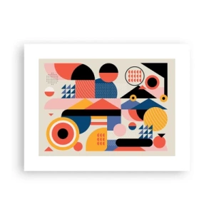 Plakat - Kompozycja: pobaw się - 40x30 cm