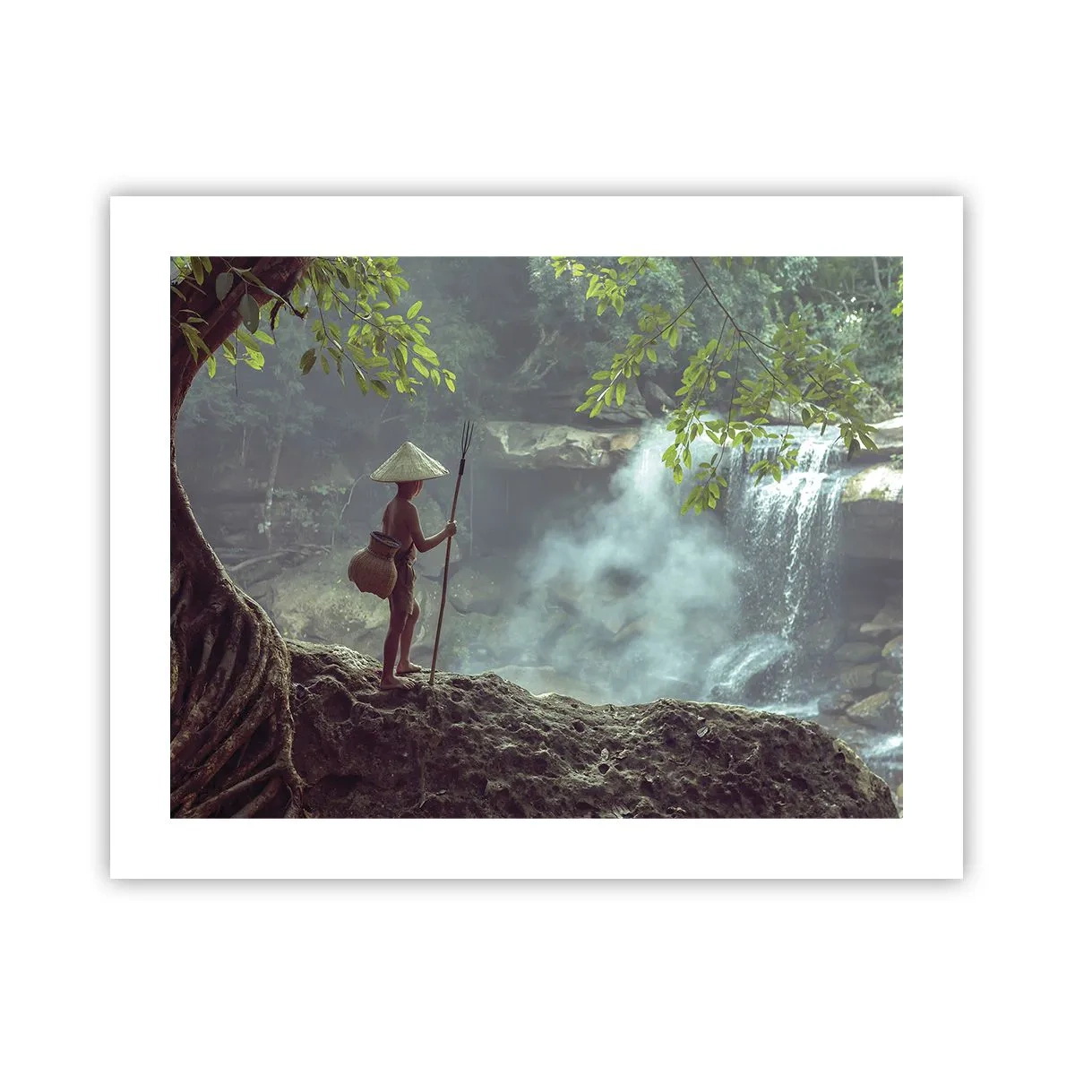 Plakat - Zaprzyjaźniony z naturą - 50x40 cm