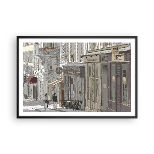 Plakat w czarnej ramie - Miejskie radości - 91x61 cm