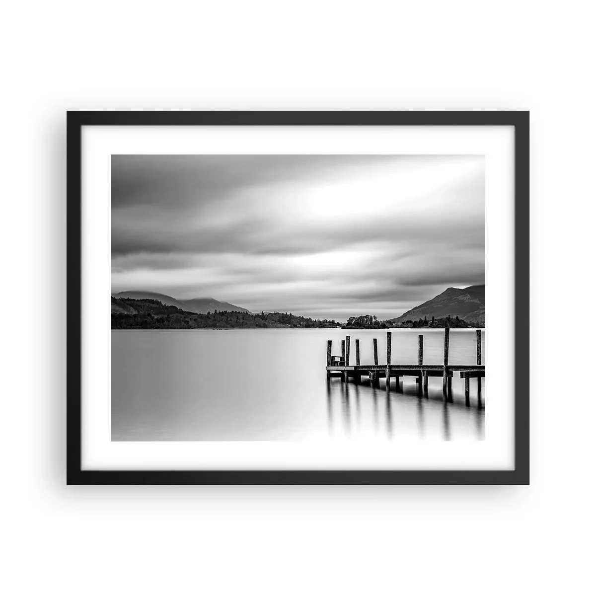 Plakat w czarnej ramie - Łagodność i siła - 50x40 cm