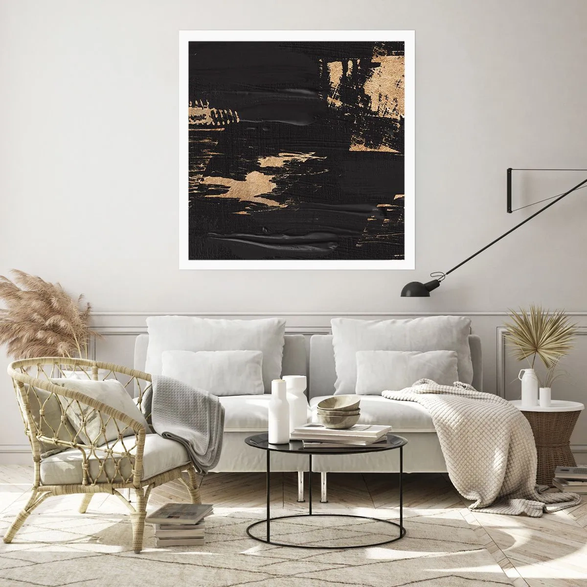 Plakat - Ślad dotyku - 30x30 cm