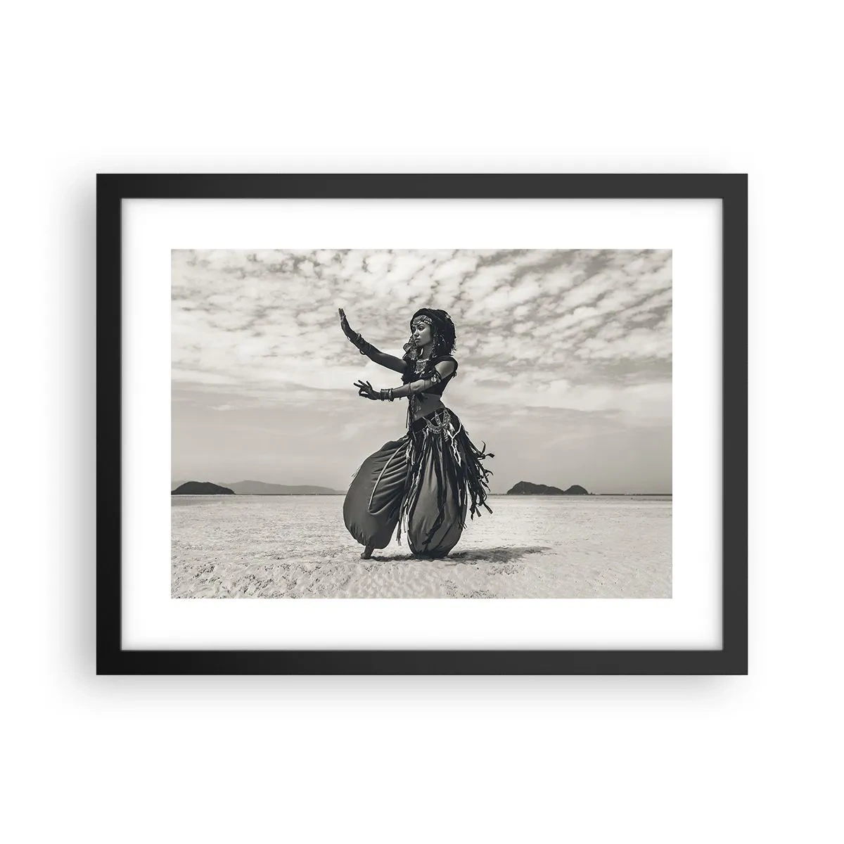 Plakat w czarnej ramie - Taniec południowych wysp - 40x30 cm