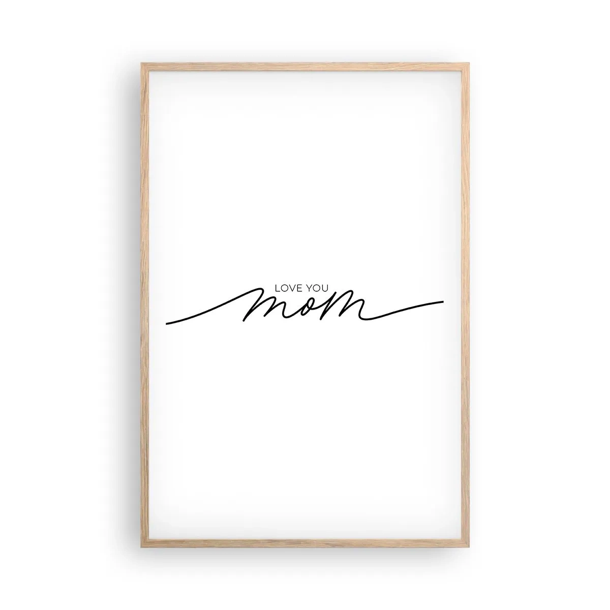 Plakat w ramie jasny dąb - Wielkie wzruszenie - 61x91 cm