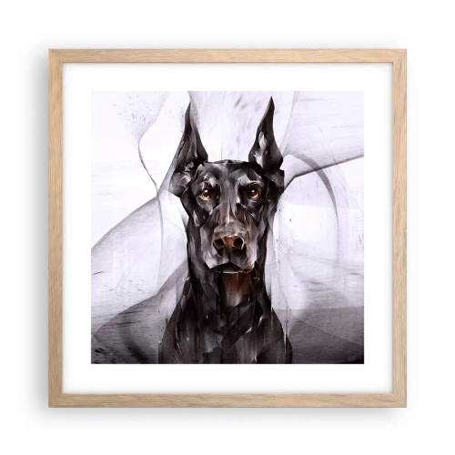 Plakat w ramie jasny dąb - Szlachetnie urodzony - 40x40 cm