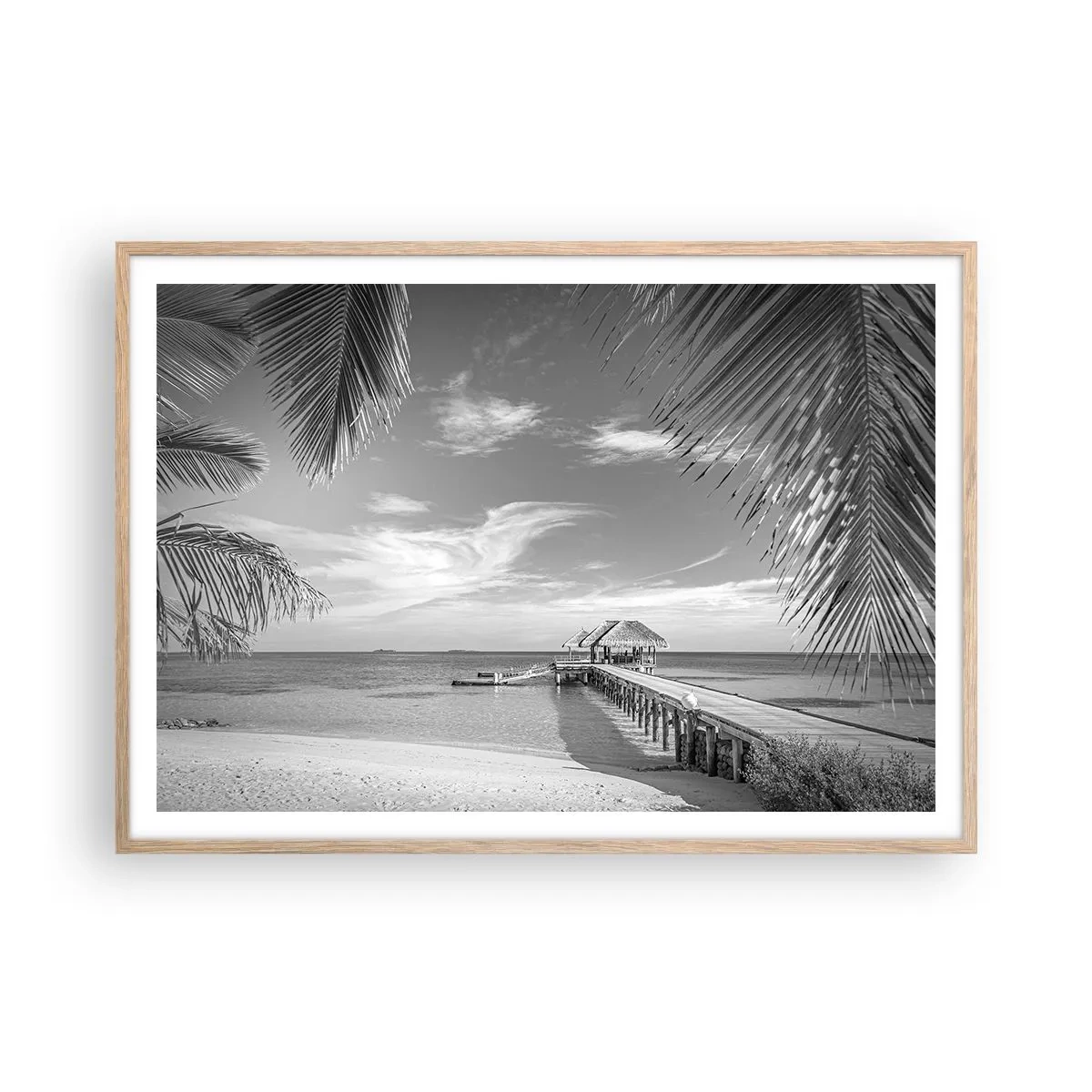 Plakat w ramie jasny dąb - Wspomnienie czy marzenie? - 100x70 cm