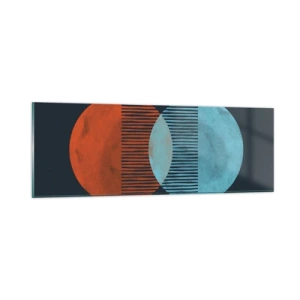 Obraz na szkle - Astronomiczna fantazja - 90x30 cm