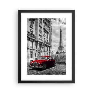 Plakat w czarnej ramie - Drapieżnik w mieście - 30x40 cm