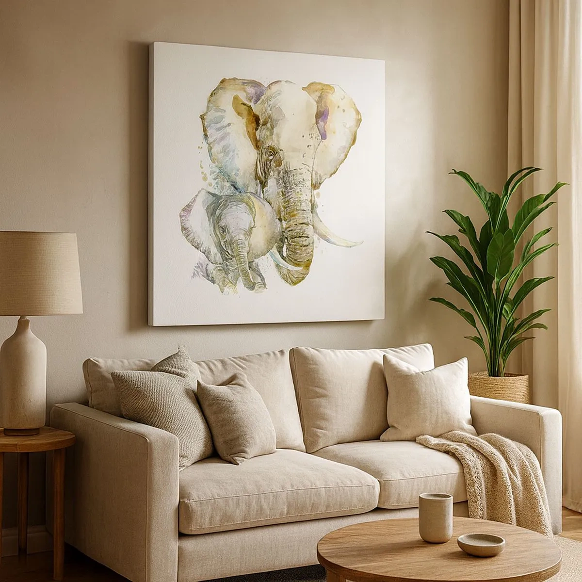 Obraz na płótnie - Nie ma jak u mamy - 30x30 cm