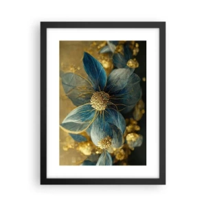 Plakat w czarnej ramie - Zakwitnąć złotem - 30x40 cm