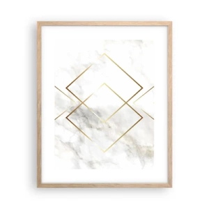 Plakat w ramie jasny dąb - Widok na nieskończoność - 40x50 cm