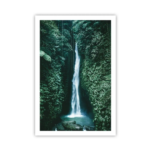 Plakat - Tropikalny zdrój - 61x91 cm