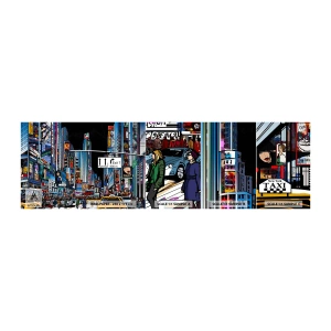 Fototapeta Próbka Samoprzylepna Deluxe Sticker - Komiksowa wielka noc - Miasto, Architektura, Nowy Jork - 100x30 cm