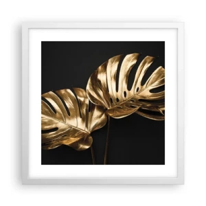 Plakat w białej ramie - Skarby natury - 40x40 cm