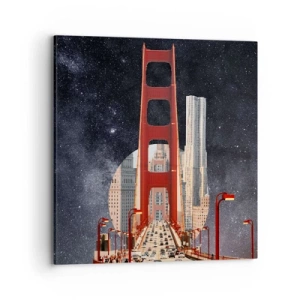 Obraz na płótnie - Zawsze w centrum - 70x70 cm