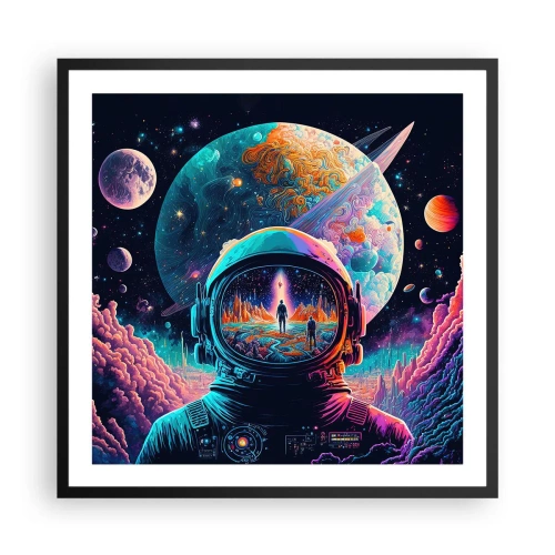 Plakat w czarnej ramie - Filozofom się nie śniło - 60x60 cm