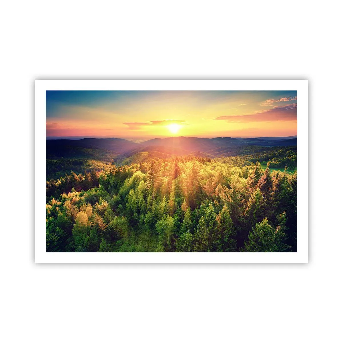 Plakat - Wierzchołki i szczyty - 91x61 cm